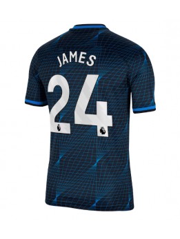 Chelsea Reece James #24 Replika Borta Kläder 2023-24 Kortärmad